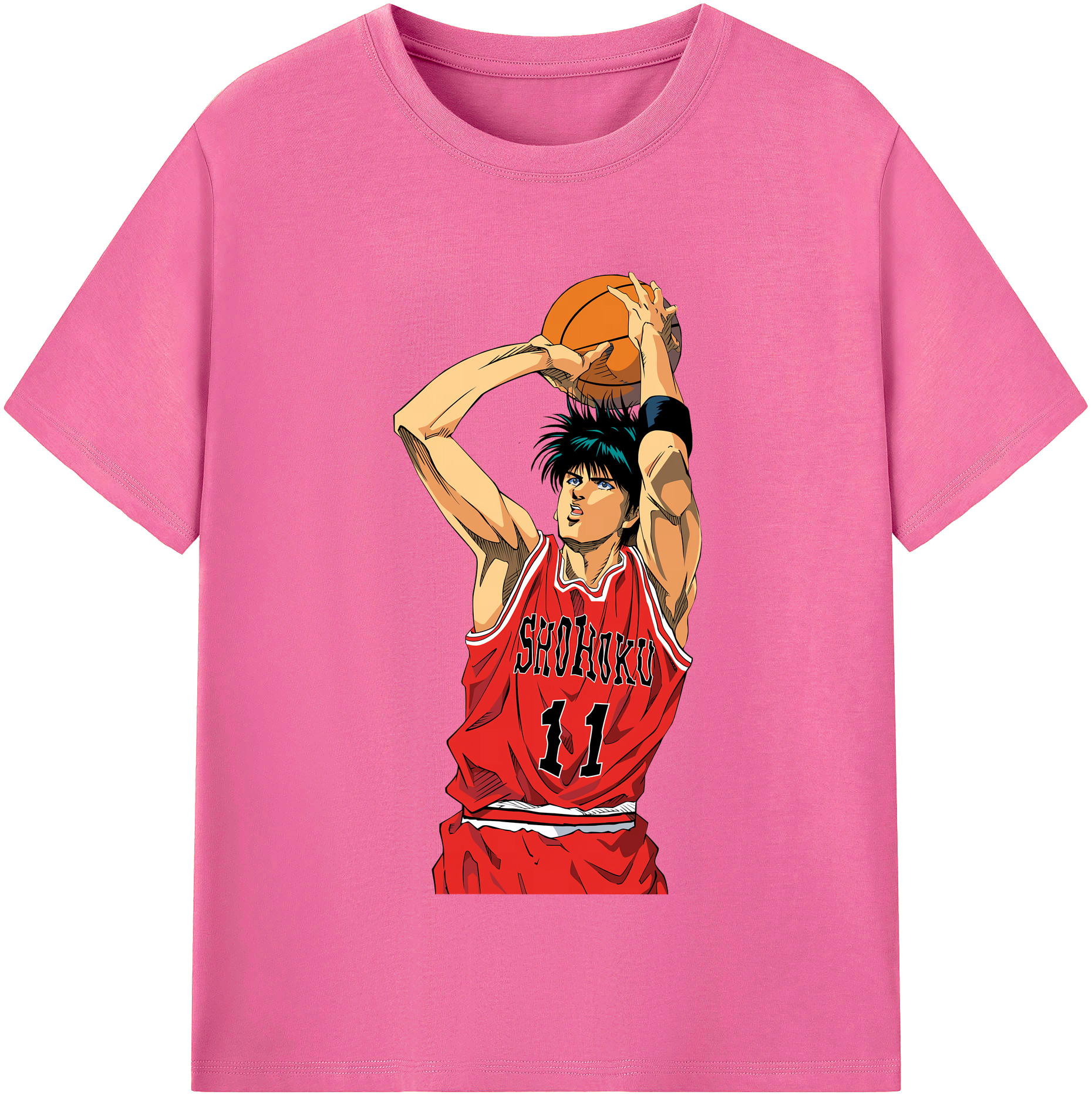 （画像用） SLAM DUNK／スラムダンク レディースカジュアルプリントTシャツ（綿100％）